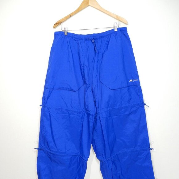 Adidas X MOON BOOT Parachute Training PANTS Size XL Loose Fit Power Blue NEW - Picture 8 of 11